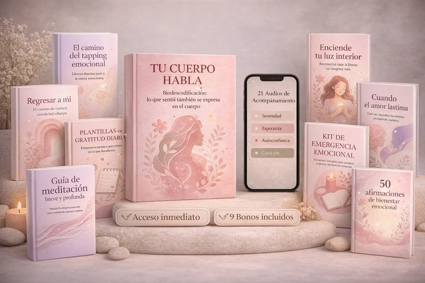 E-book "Tu Cuerpo Habla" + 21 Audios + 9 Bonus de Regalo